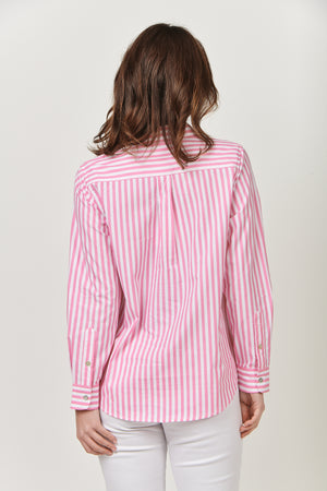 Straight Lines Shirt Rhubarb
