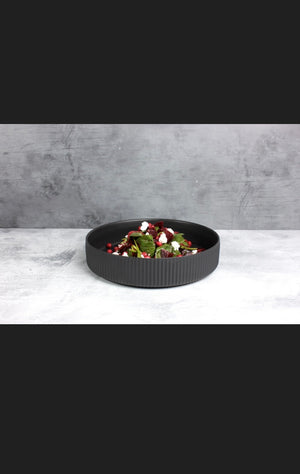 Matte Black Salad Bowl