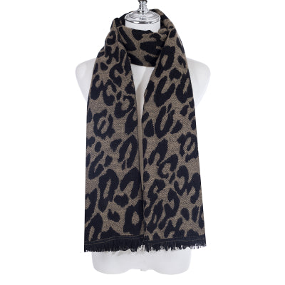 Scarf Coffee Leopard