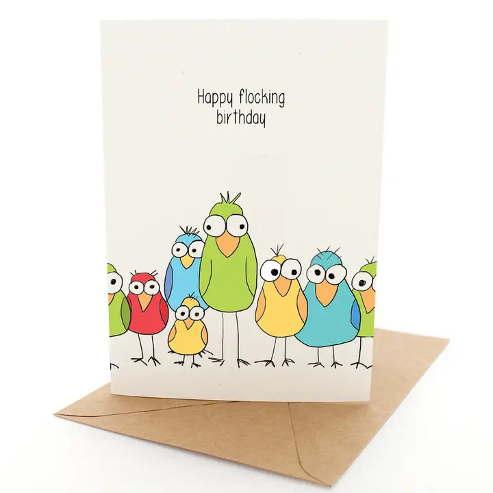 Punny Flock Card