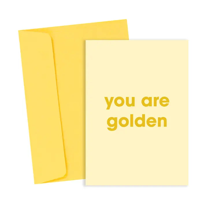 You Are Golden Card