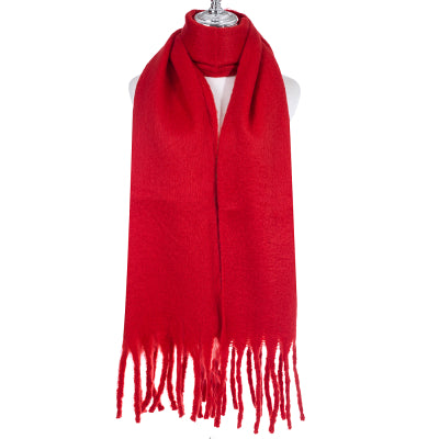 Woolly Scarf Red